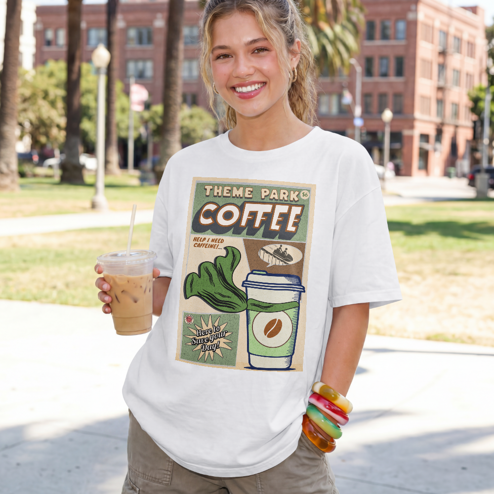 Theme Park COFFEE Tee