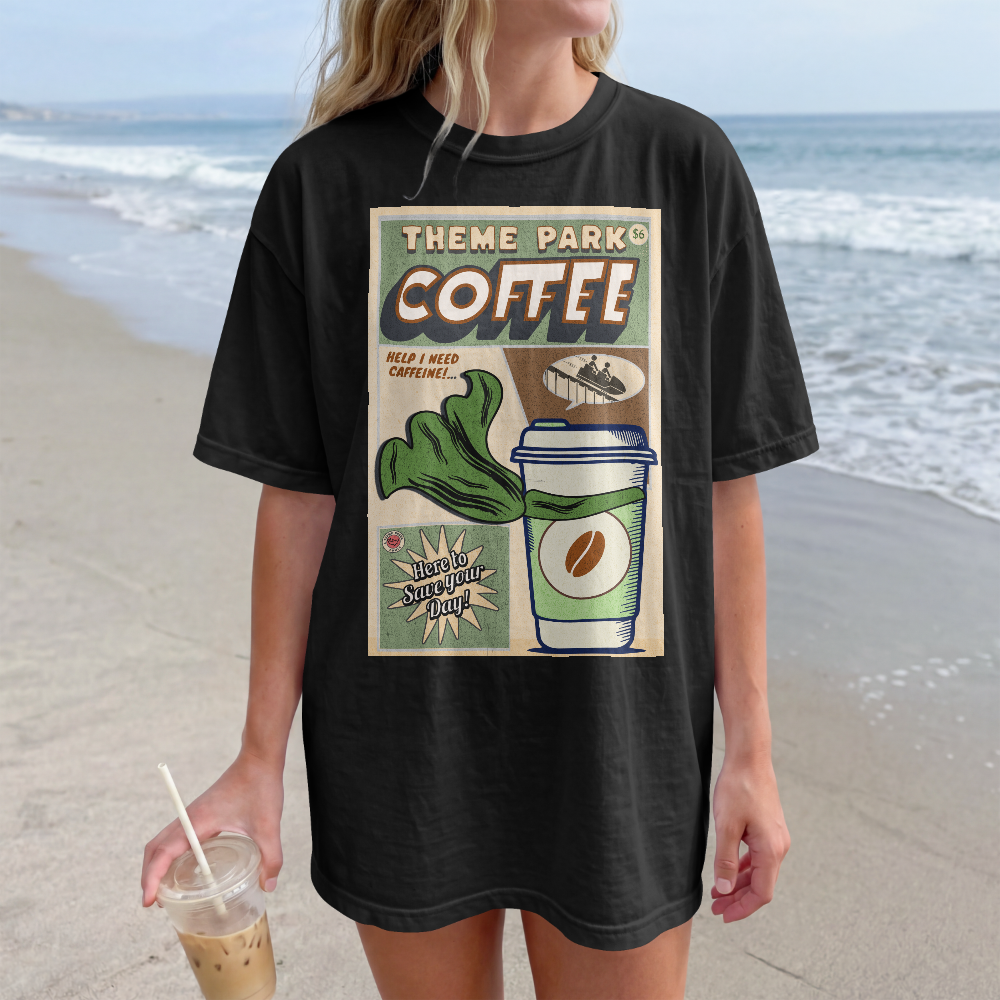 Theme Park COFFEE Tee