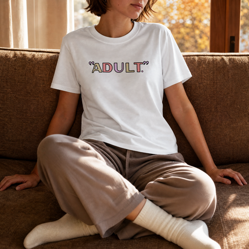 "ADULT" TEE